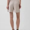 6" gemakkelijke korte broek van linnenmix