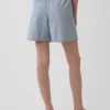 6" gemakkelijke korte broek van linnenmix