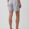 6" gemakkelijke korte broek van linnenmix
