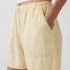 6" gemakkelijke korte broek van linnenmix