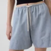 6" gemakkelijke korte broek van linnenmix