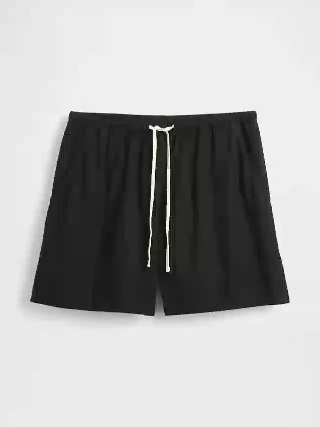 6" gemakkelijke korte broek van linnenmix