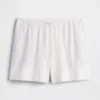 6" gemakkelijke korte broek van linnenmix