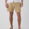 7,5" korte broek van linnen-katoen