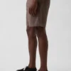 7,5" korte broek van linnen-katoen