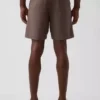 7,5" korte broek van linnen-katoen
