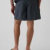 7" popeline relaxte korte broek