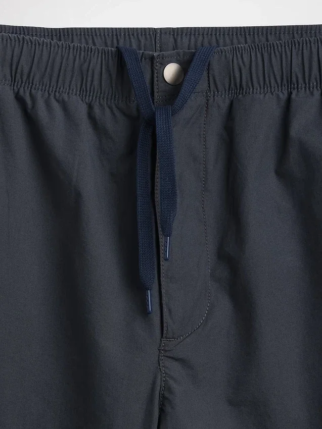 7" popeline relaxte korte broek