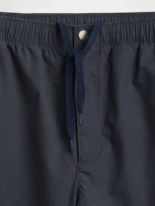 7" popeline relaxte korte broek
