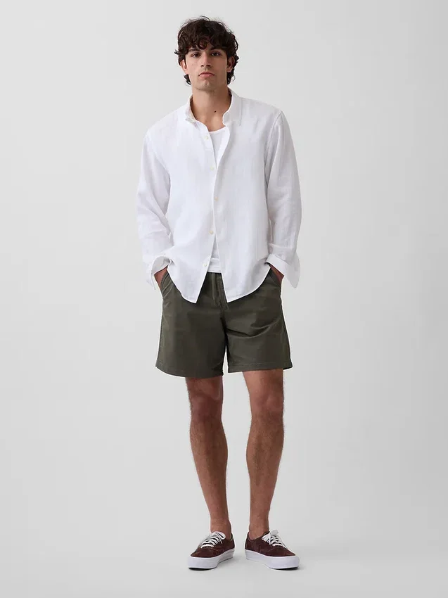 7" Relaxed Easy-korte broek