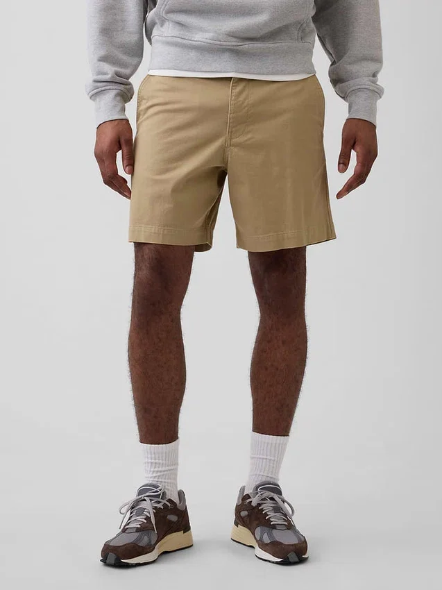 7" relaxte korte broek