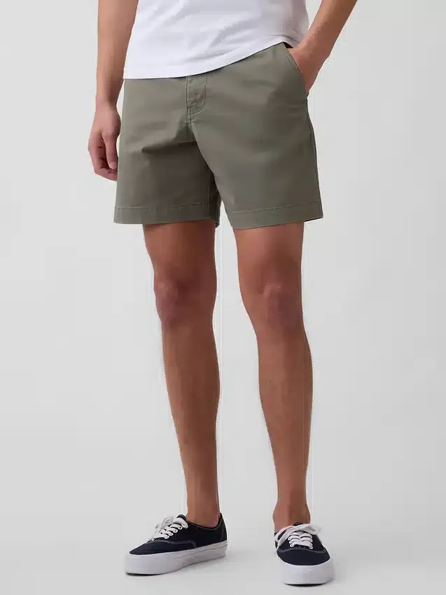 7" relaxte korte broek