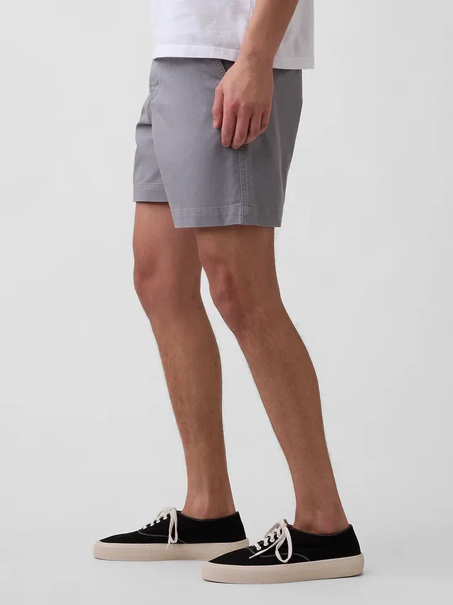 7" relaxte korte broek