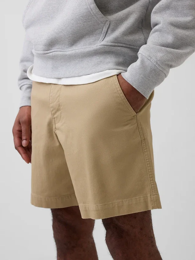 7" relaxte korte broek