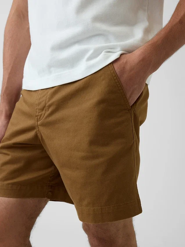 7" relaxte korte broek