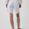 8" ultrazachte, loszittende korte broek met middelhoge taille