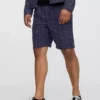 9" linnen-katoen-korte broek