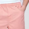 9" linnen-katoen-korte broek