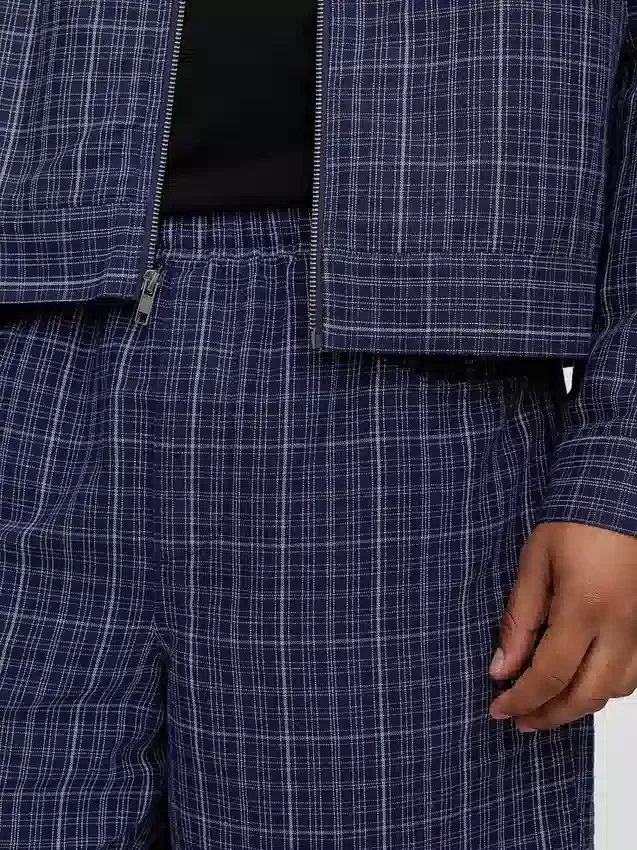 9" linnen-katoen-korte broek