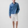9" loszittende denim korte broek voor carpenters