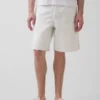 9" loszittende denim korte broek voor carpenters