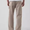 90S loszittende carpenter-Jeans met dubbele knieën
