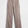 90S loszittende carpenter-Jeans met dubbele knieën