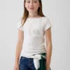 Aansluitend T-shirt met kapmouwtjes voor kinderen