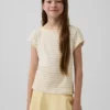 Aansluitend T-shirt met kapmouwtjes voor kinderen