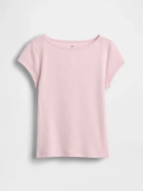 Aansluitend T-shirt met kapmouwtjes voor kinderen