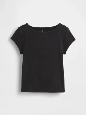 Aansluitend T-shirt met kapmouwtjes voor kinderen