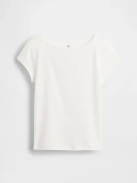 Aansluitend T-shirt met kapmouwtjes voor kinderen