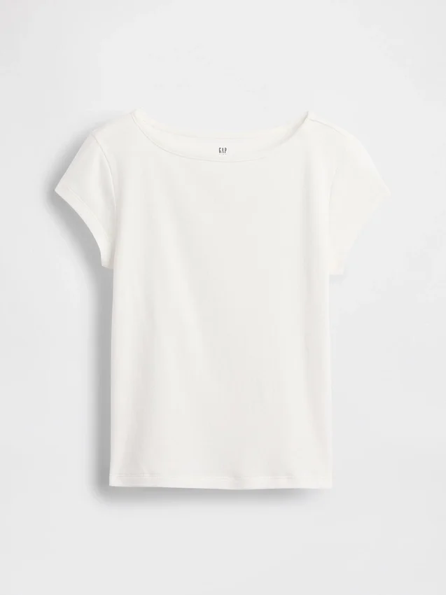 Aansluitend T-shirt met kapmouwtjes voor kinderen