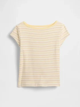 Aansluitend T-shirt met kapmouwtjes voor kinderen