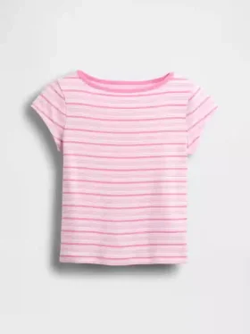 Aansluitend T-shirt met kapmouwtjes voor kinderen