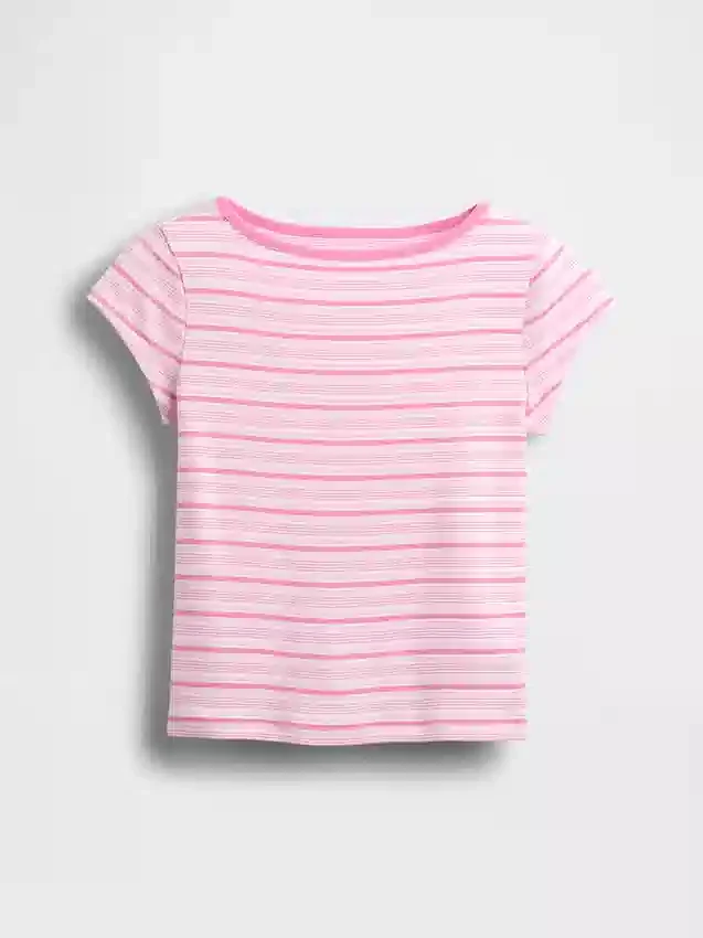 Aansluitend T-shirt met kapmouwtjes voor kinderen
