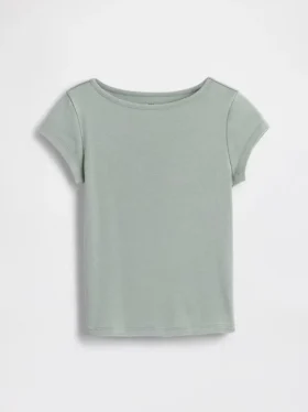 Aansluitend T-shirt met kapmouwtjes voor kinderen