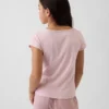 Aansluitend T-shirt met kapmouwtjes voor kinderen