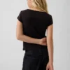 Aansluitend T-shirt met kapmouwtjes voor kinderen