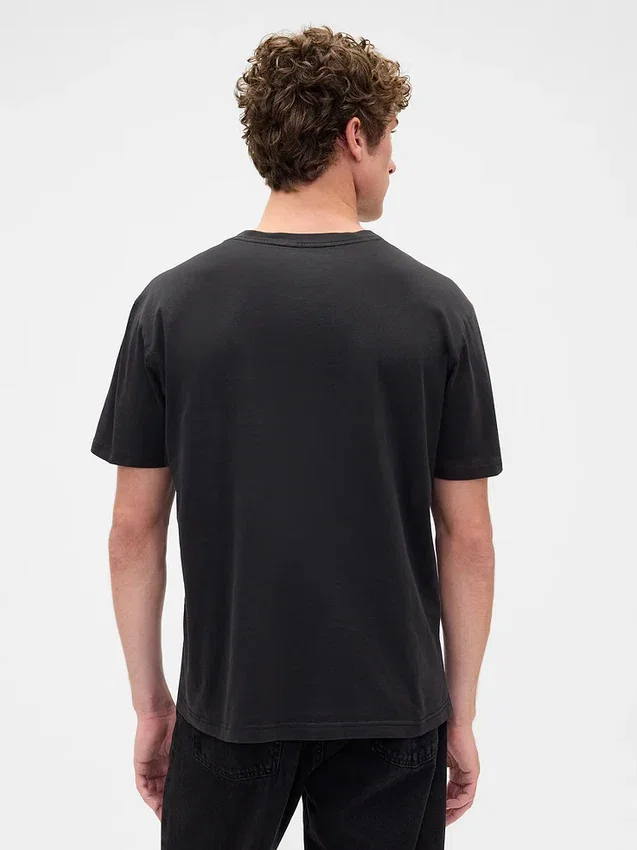 AC/DC T-shirt met print in relaxte pasvorm