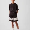 Actieve mesh-korte broeken voor kinderen, 8"