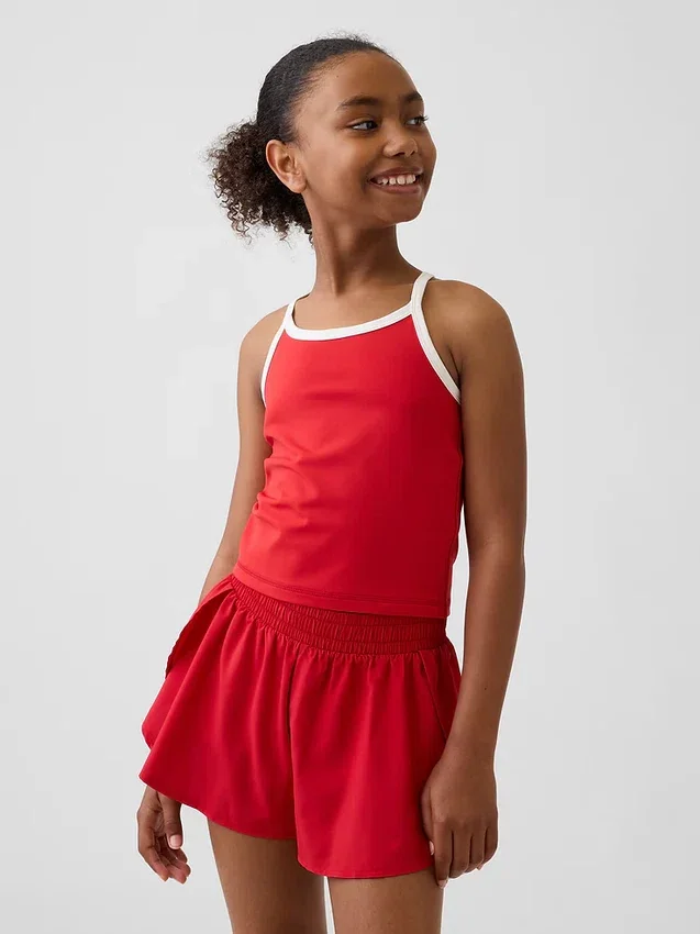 Actieve tanktop met racerback voor kinderen