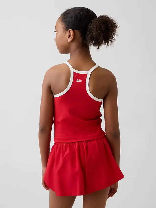 Actieve tanktop met racerback voor kinderen