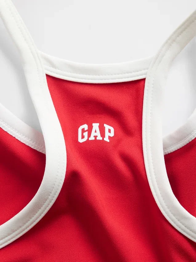 Actieve tanktop met racerback voor kinderen