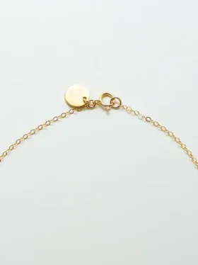 Admiral Row gouden halve maan ketting