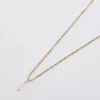 Admiral Row Gouden sierlijke ketting met initiaal