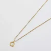 Admiral Row Gouden sierlijke ketting met initiaal
