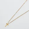 Admiral Row Gouden sierlijke ketting met initiaal
