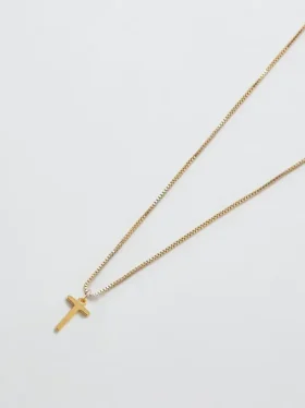 Admiral Row Gouden sierlijke ketting met initiaal