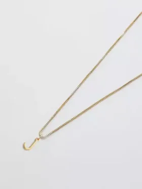 Admiral Row Gouden sierlijke ketting met initiaal
